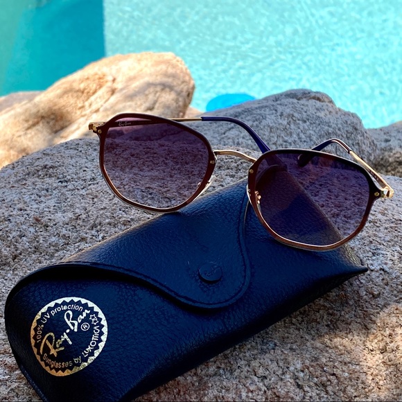 Ray-Ban Blaze Hexagonal Violet Gradient - Picture 6 of 13